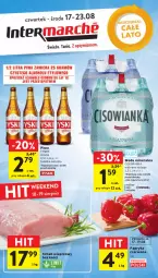 Gazetka promocyjna Intermarche - Gazetka Intermarche - Gazetka - ważna od 23.08 do 23.08.2023 - strona 1 - produkty: Piwo, Papryka czerwona, Papryka, Tyskie, Schab wieprzowy, Woda mineralna, Woda, Cisowianka