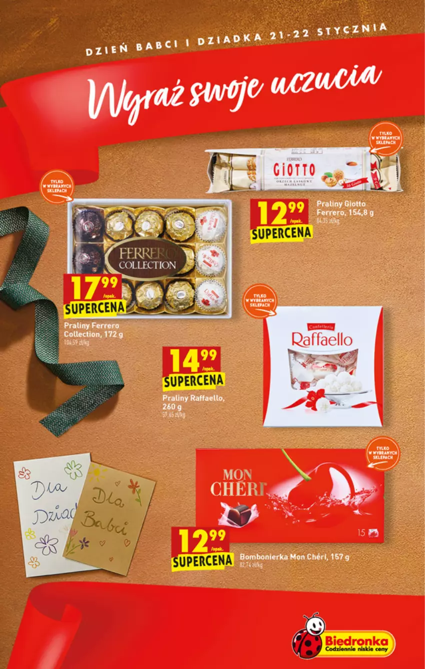 Gazetka promocyjna Biedronka - ważna 17.01 do 30.01.2022 - strona 37 - produkty: Fa, Ferrero, Praliny, Raffaello