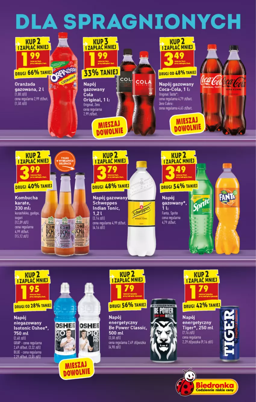 Gazetka promocyjna Biedronka - ważna 17.01 do 30.01.2022 - strona 45 - produkty: BIC, Coca-Cola, Dell, Fa, Fanta, Gin, Gra, Napój, Napój energetyczny, Napój gazowany, Oshee, Sprite, Tiger