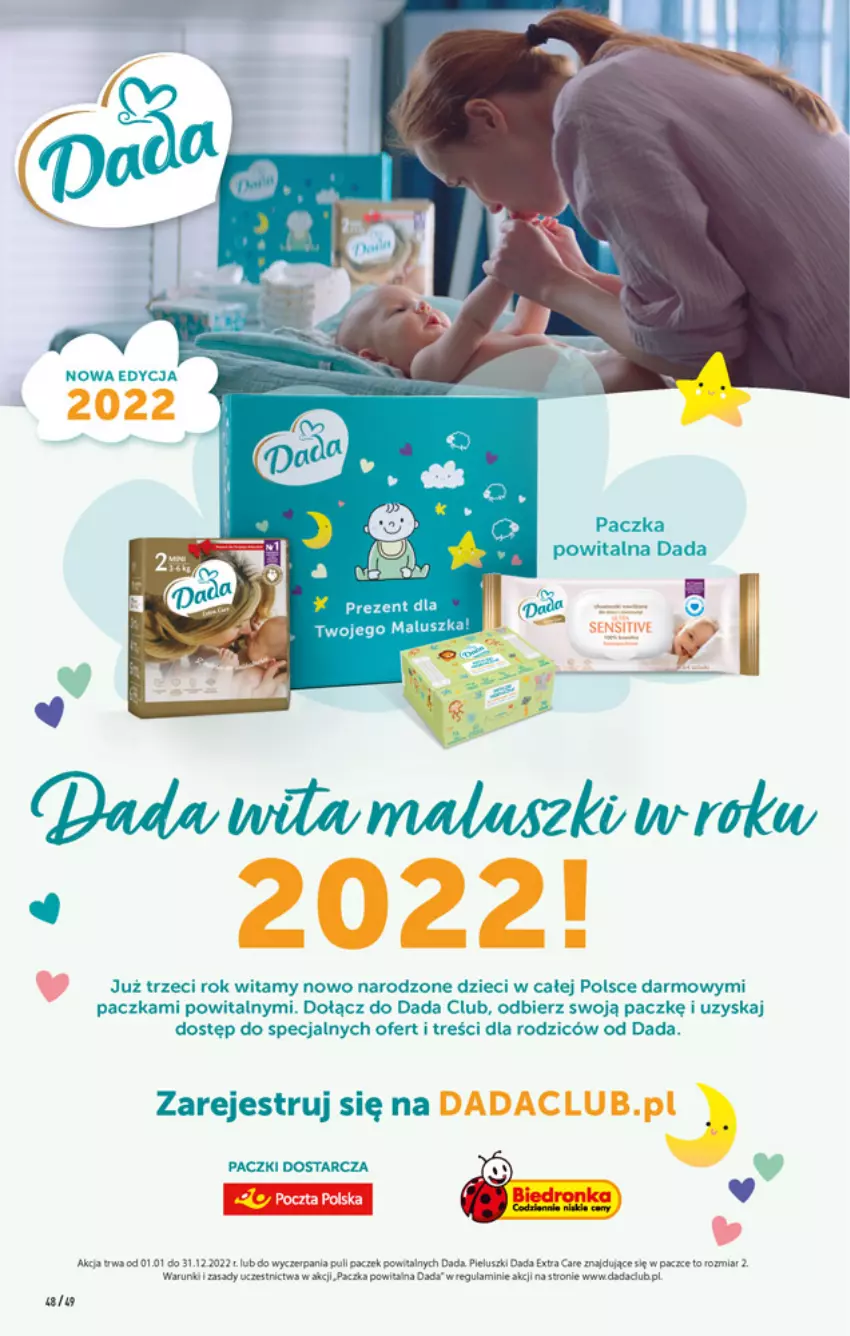 Gazetka promocyjna Biedronka - ważna 17.01 do 30.01.2022 - strona 48 - produkty: Dada, Dzieci, Fa