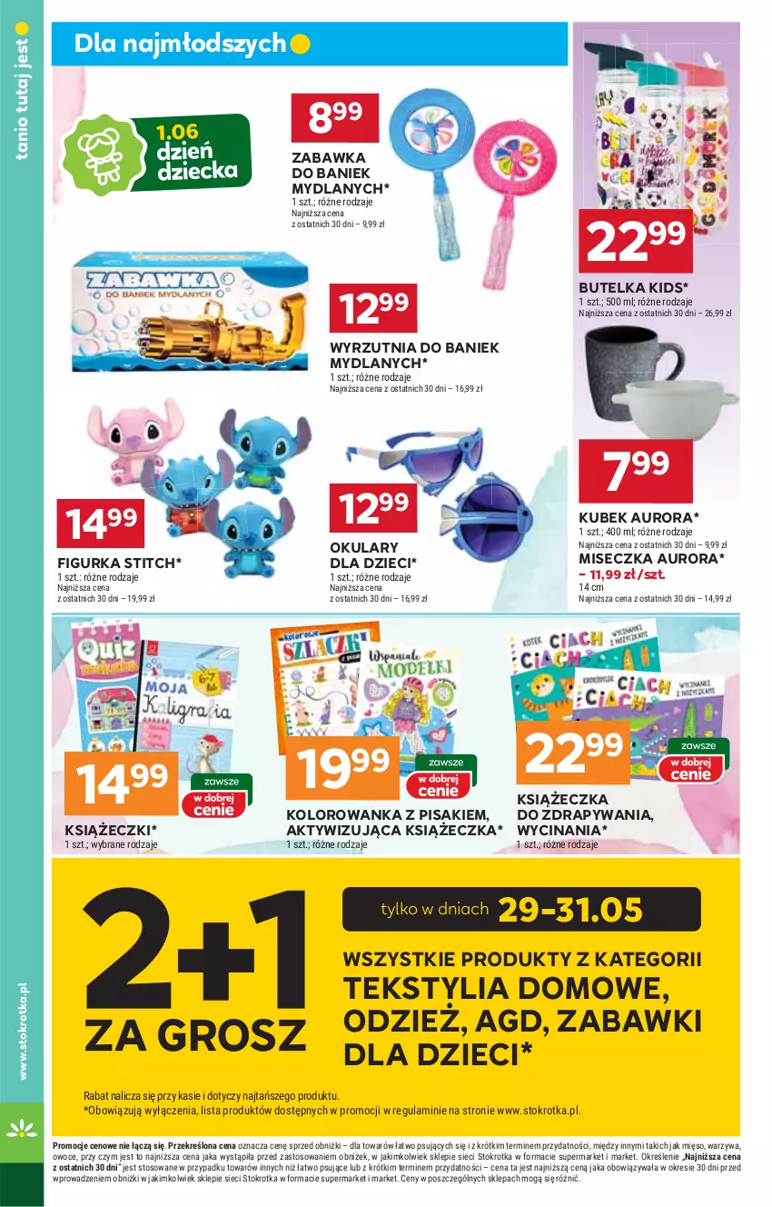 Gazetka promocyjna Stokrotka - Market - ważna 29.05 do 04.06.2025 - strona 24 - produkty: Dzieci, Kolorowanka, Kubek, Mięso, Miseczka, Owoce, Warzywa, Wyrzutnia, Zabawka