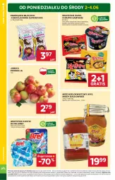 Gazetka promocyjna Stokrotka - Market - Gazetka - ważna od 04.06 do 04.06.2025 - strona 4 - produkty: Warzywa, Por, Gra, Bref, Chrupki, Miód, Owoce, Mięso, Jabłka