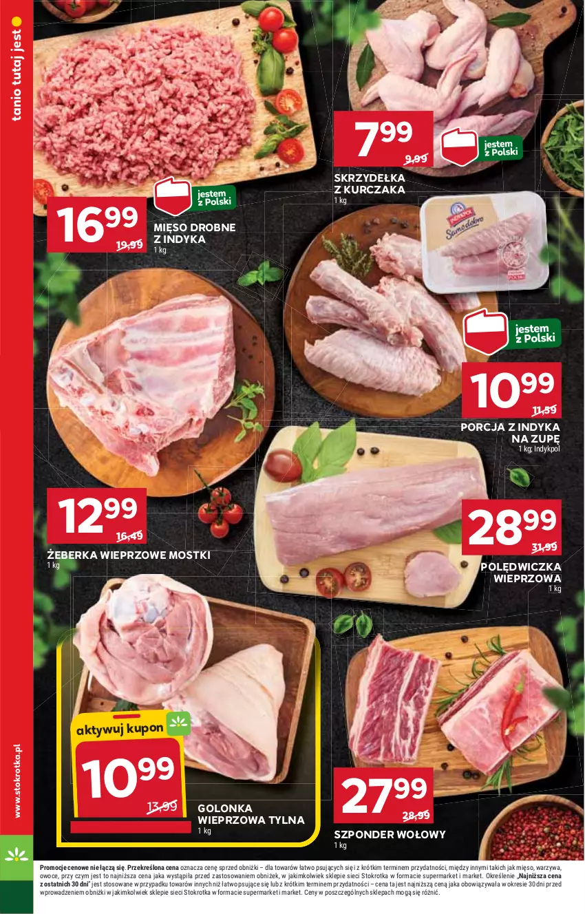 Gazetka promocyjna Stokrotka - Supermarket Opole/Radom - ważna 06.03 do 12.03.2025 - strona 10 - produkty: Golonka wieprzowa, HP, Kurczak, Mięso, Por, Skrzydełka z kurczaka, Szponder wołowy