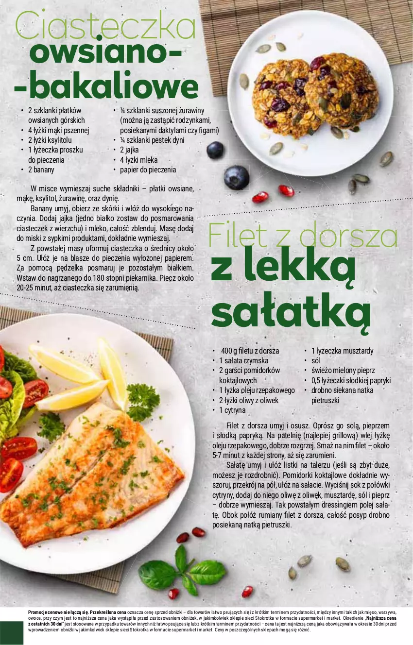 Gazetka promocyjna Stokrotka - Supermarket Opole/Radom - ważna 06.03 do 12.03.2025 - strona 22 - produkty: Banany, Dorsz, HP, Lanki, Natka pietruszki, Papier, Papier do pieczenia, Piec, Sałat, Sos, Stek