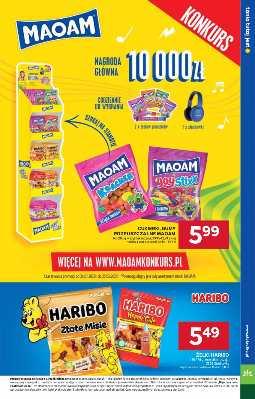 Gazetka promocyjna Stokrotka - Supermarket Opole/Radom - ważna 06.03 do 12.03.2025 - strona 29 - produkty: Cukier, Cukierki, Haribo, HP