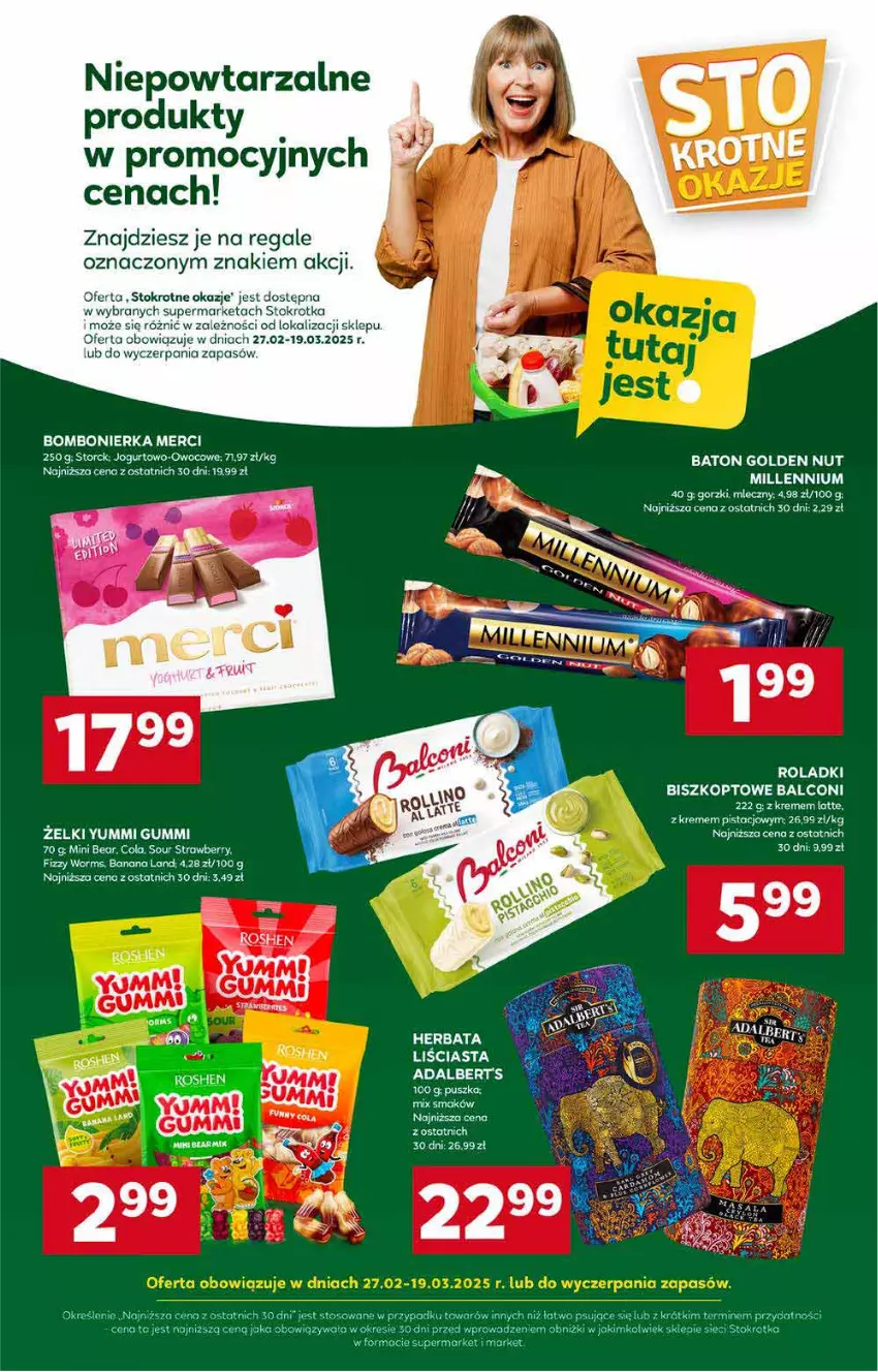 Gazetka promocyjna Stokrotka - Supermarket Opole/Radom - ważna 06.03 do 12.03.2025 - strona 38 - produkty: Alcon, Baton, Jogurt, Merci