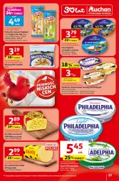 Gazetka promocyjna Auchan - 30 Lat Hipermarket - Gazetka - ważna od 15.04 do 15.04.2026 - strona 23 - produkty: Mozzarella, Top, Ser, Gin, Włoszczowski, Salami, Tago, Serek, Ser salami, Philadelphia