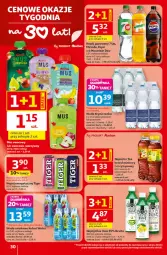 Gazetka promocyjna Auchan - 30 Lat Hipermarket - Gazetka - ważna od 15.04 do 15.04.2026 - strona 30 - produkty: Napój energetyczny, Ice tea, Mirinda, Pepsi, Tiger, Aloe vera, Napój gazowany, Kubuś, Woda, Napój