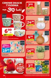 Gazetka promocyjna Auchan - 30 Lat Hipermarket - Gazetka - ważna od 15.04 do 15.04.2026 - strona 38 - produkty: Ser, AEG, Serwetki, Taca, Wazon, Karafka, Roślina sztuczna, Szklanka