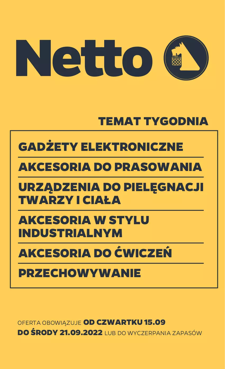 Gazetka promocyjna Netto - Akcesoria i dodatki - ważna 15.09 do 21.09.2022 - strona 1
