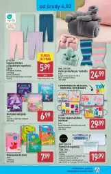 Gazetka promocyjna Aldi - Artykuły przemysłowe i tekstylia - Gazetka - ważna od 07.02 do 07.02.2026 - strona 5 - produkty: Koc, Gin, Kolorowanka, Klej, Pojemnik, Wełna, Legginsy, Dzieci, Monte