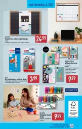 Gazetka promocyjna Aldi - Artykuły przemysłowe i tekstylia - Gazetka - ważna od 07.02 do 07.02.2026 - strona 7 - produkty: Por, Noż, Papier, Długopis, Marker, Klej, Haczyk