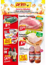 Gazetka promocyjna Prim Market - Gazetka - ważna od 08.10 do 08.10.2025 - strona 1 - produkty: Kurczak, Top, Ser, Por, Danone, Róża, Jaja, Serek, Znicz, Danio, Kiełbasa, Olewnik
