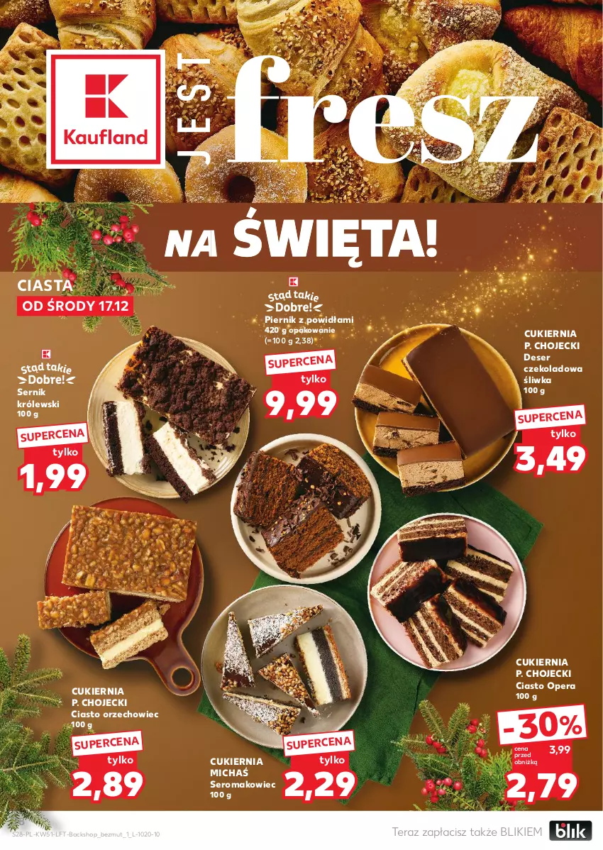 Gazetka promocyjna Kaufland - Gazetka tygodnia - ważna 17.12 do 23.12.2025 - strona 28 - produkty: Cukier, Deser, Królewski, Makowiec, Piernik, Ser, Tera