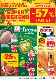 Gazetka promocyjna Kaufland - Gazetka tygodnia - Gazetka - ważna od 23.12 do 23.12.2025 - strona 16 - produkty: Piec, Kalafior, Gra, Szynka wieprzowa, Stek, Szynka, Winogrona, Wołowina, Wino, Waga, Masło