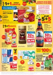 Gazetka promocyjna Kaufland - Gazetka tygodnia - Gazetka - ważna od 23.12 do 23.12.2025 - strona 17 - produkty: Piwa, Piwo, Makaron, Nescafé, Kawa rozpuszczalna, Sok, Rum, Por, Gin, Gra, Papier, Red Bull, Kawa, Papier toaletowy, Babuni, Znicz, Waga, Harnaś, Napój, Olej, Lindt