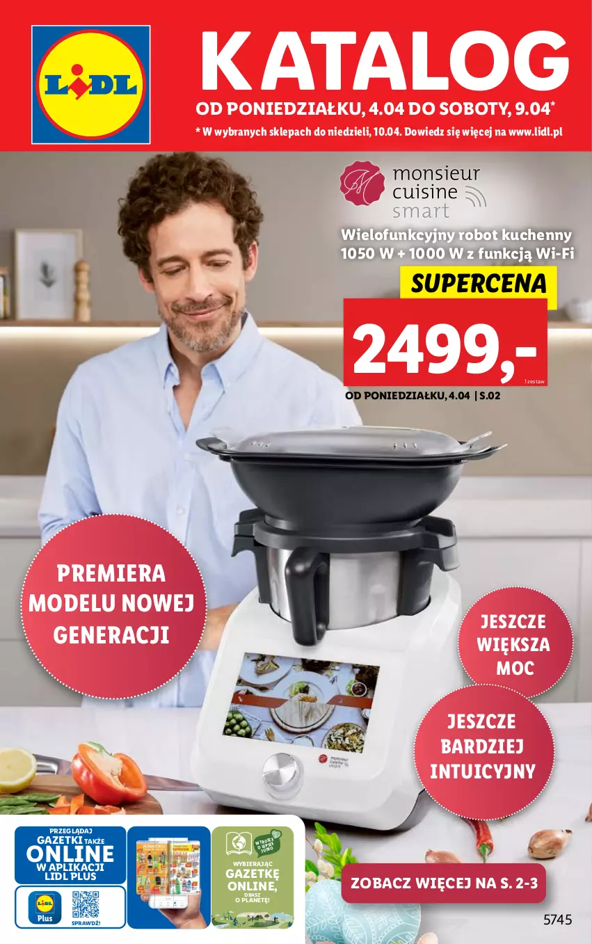 Gazetka promocyjna Lidl - GAZETKA - ważna 04.04 do 10.04.2022 - strona 1 - produkty: Robot