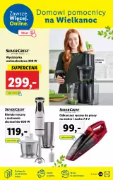 Gazetka promocyjna Lidl - GAZETKA - Gazetka - ważna od 10.04 do 10.04.2022 - strona 41 - produkty: Odkurzacz, Wyciskarka wolnoobrotowa, Blender ręczny, Blender, Wyciskarka