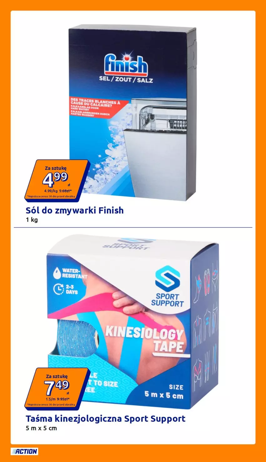 Gazetka promocyjna Action - Gazetka tydzień 42 2026 - ważna 14.10 do 20.10.2026 - strona 18 - produkty: Finish, Por, Sól, Sport, Zmywarki