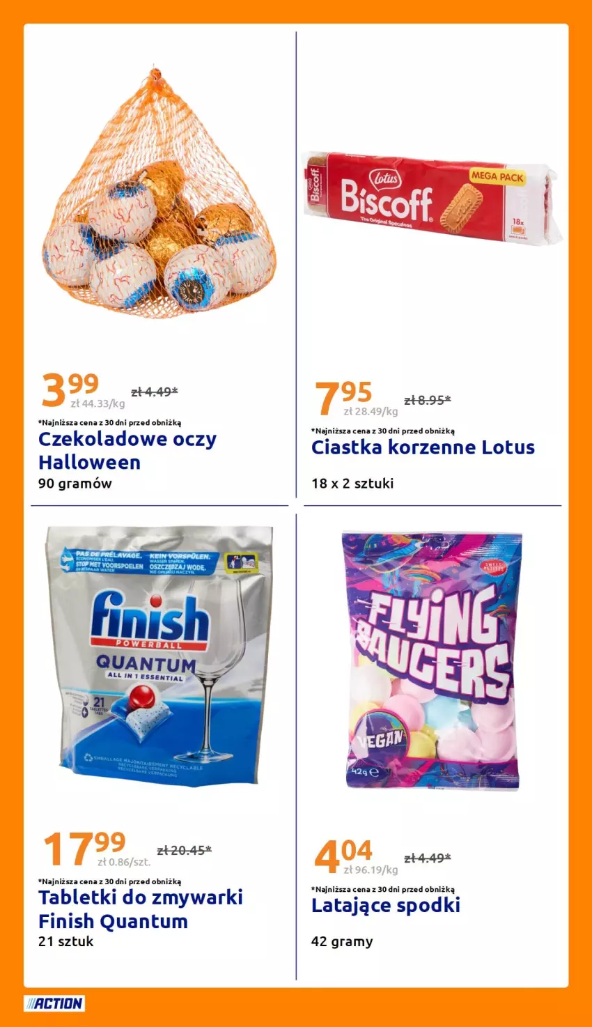 Gazetka promocyjna Action - Gazetka tydzień 42 2026 - ważna 14.10 do 20.10.2026 - strona 26 - produkty: Ciastka, Finish, Gra, Tablet, Tabletki do zmywarki, Top, Zmywarki
