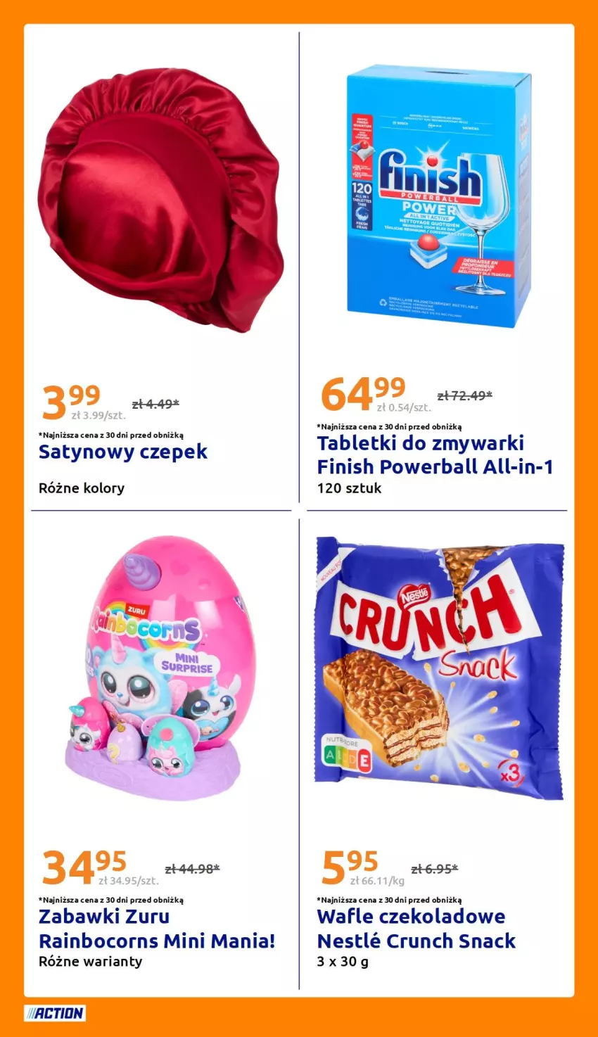 Gazetka promocyjna Action - Gazetka tydzień 42 2026 - ważna 14.10 do 20.10.2026 - strona 27 - produkty: Finish, Tablet, Tabletki do zmywarki, Wafle, Zmywarki