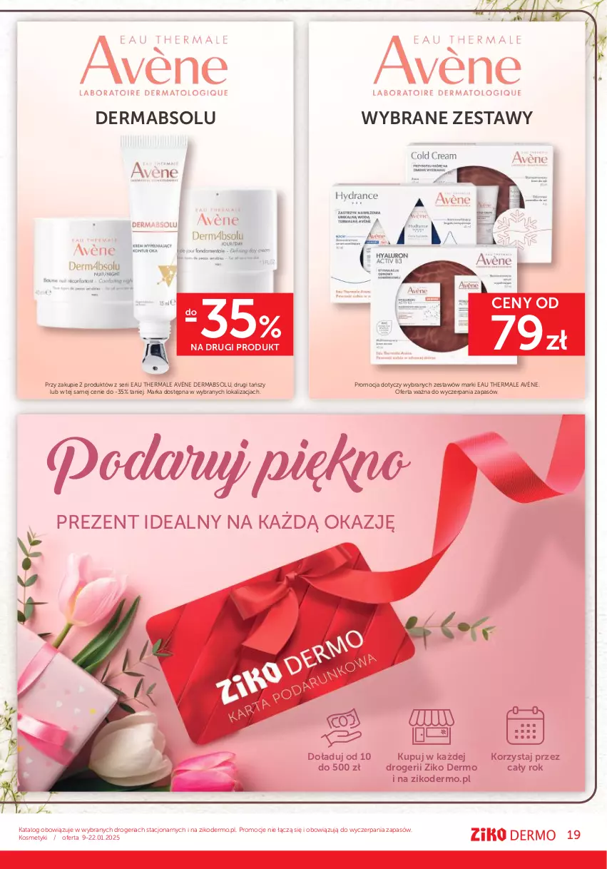 Gazetka promocyjna Ziko - Gazetka Ziko Dermo - ważna 09.01 do 22.01.2025 - strona 19 - produkty: Avène, Ser