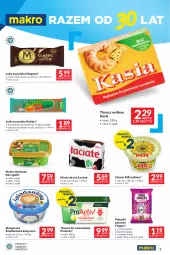 Gazetka promocyjna Makro - Oferta dla Twojego biznesu - Gazetka - ważna od 30.03 do 30.03.2024 - strona 5 - produkty: Kaktus, Lody, Margaryna, Tłuszcz roślinny, Danio, Słynne, Słynne MR Roślinne, Kasia, Masło