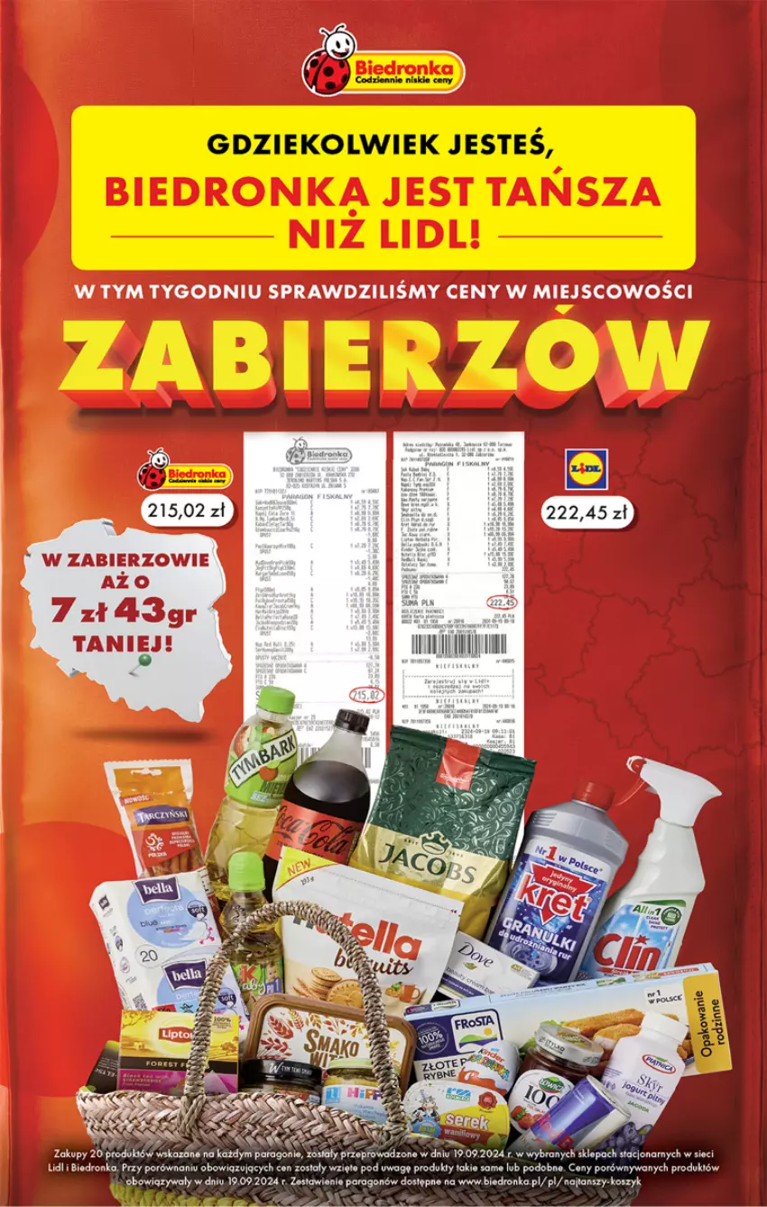 Gazetka promocyjna Biedronka - Od Poniedziałku - ważna 23.09 do 28.09.2024 - strona 2 - produkty: Fa, Por