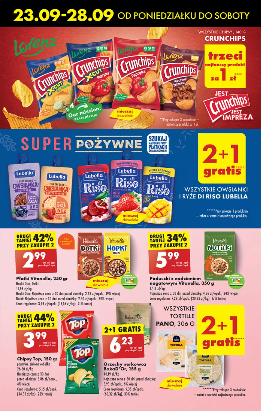 Gazetka promocyjna Biedronka - Od Poniedziałku - ważna 23.09 do 28.09.2024 - strona 49 - produkty: Ba!, Bell, Bella, Chipsy, Gra, Lubella, Papryka