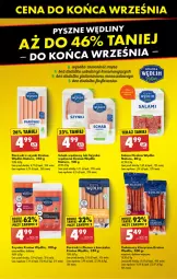 Gazetka promocyjna Biedronka - Od Poniedziałku - Gazetka - ważna od 28.09 do 28.09.2024 - strona 39 - produkty: Kurczak, Salami, Parówki, Parówki z szynki, Tera, Szynka, Kabanos