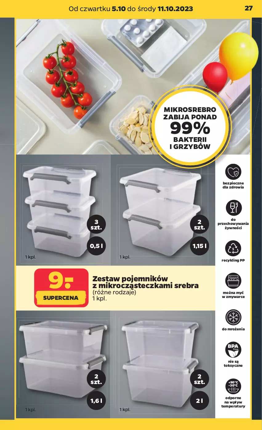 Gazetka promocyjna Netto - Akcesoria i dodatki - ważna 05.10 do 11.10.2023 - strona 5 - produkty: Piec, Pojemnik, Por