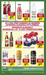 Gazetka promocyjna Carrefour - Gazetka Express - Gazetka - ważna od 16.03 do 16.03.2026 - strona 4 - produkty: Piwa, Piwo, Sok, Por, Mus, Koc, Tyskie, Muszynianka, Tymbark, Woda, Okocim, Harnaś, Kozel, Fa