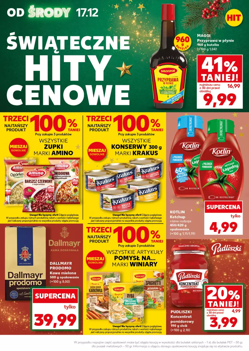Gazetka promocyjna Kaufland - Mocny Start - ważna 22.12 do 23.12.2025 - strona 12 - produkty: BIC, Dallmayr, Fa, Gra, Ketchup, Maggi, Przyprawa w płynie