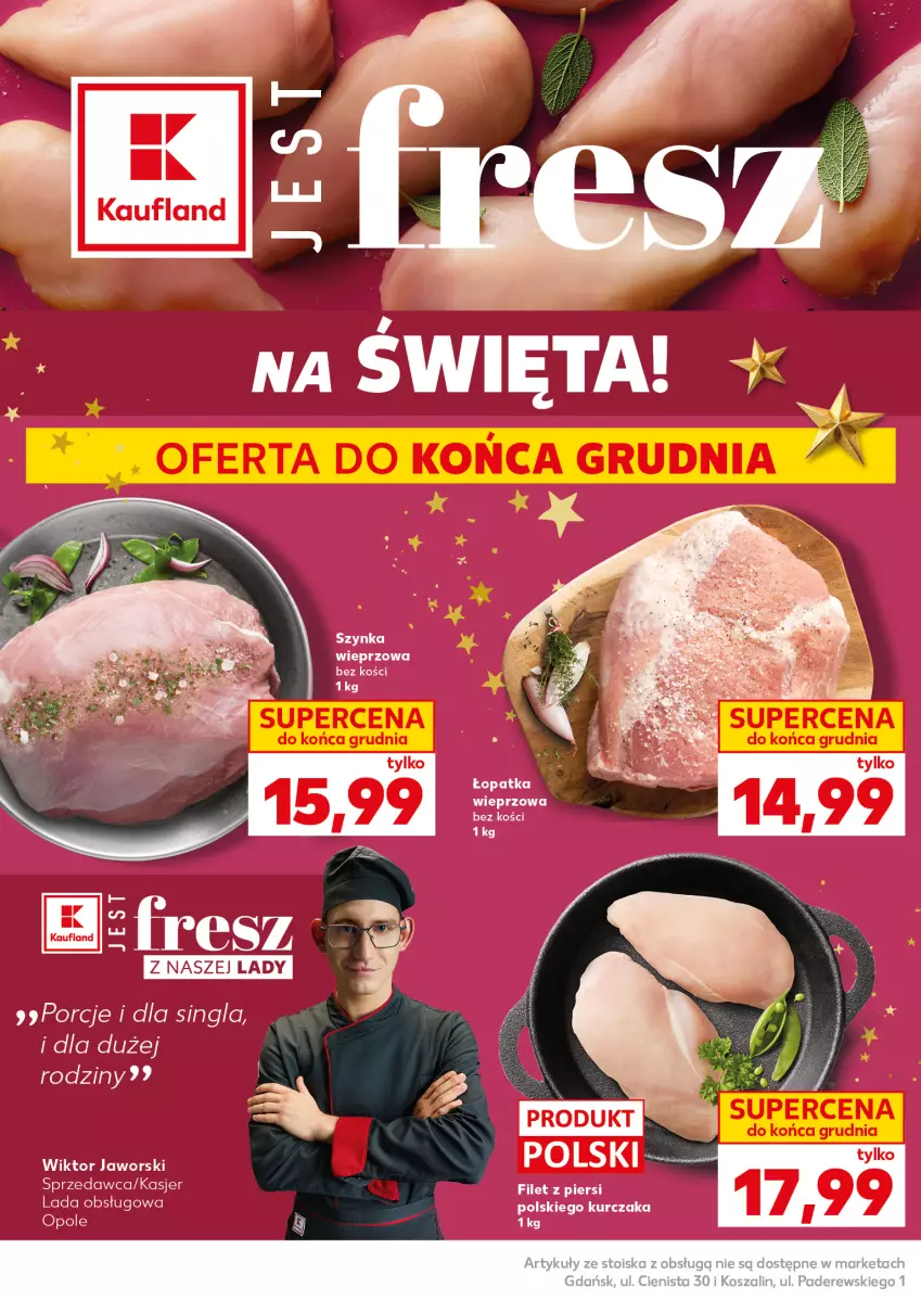 Gazetka promocyjna Kaufland - Mocny Start - ważna 22.12 do 23.12.2025 - strona 16 - produkty: Kurczak, Por, Szynka, Szynka wieprzowa