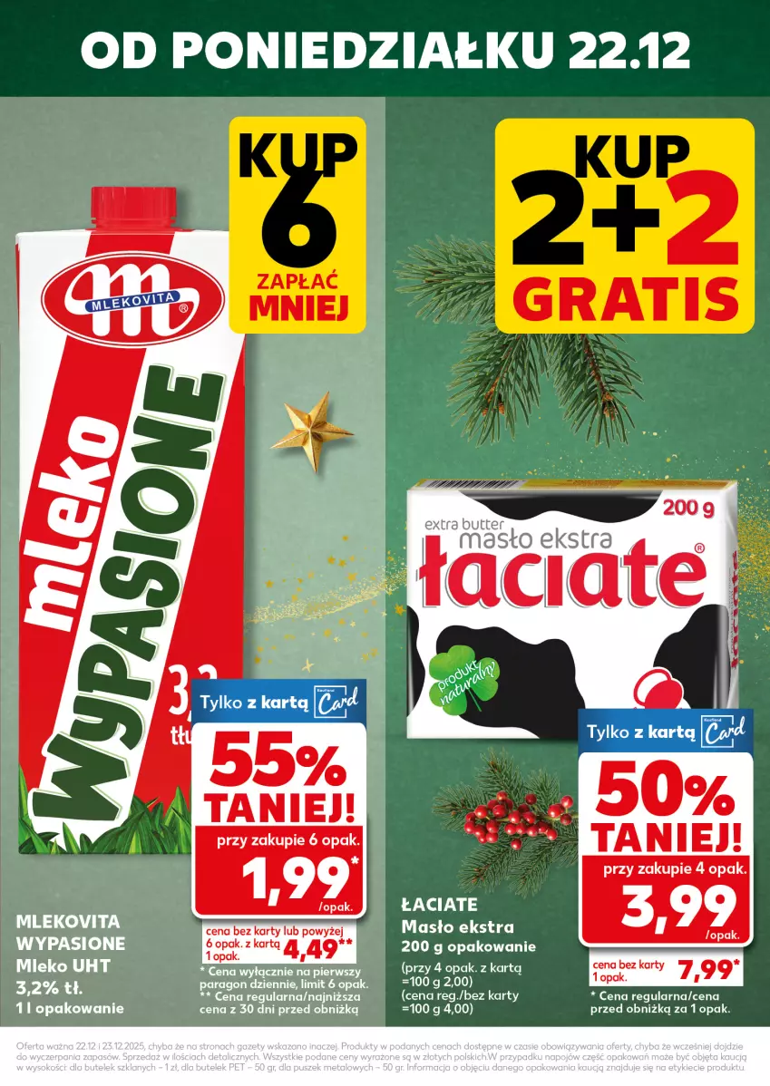 Gazetka promocyjna Kaufland - Mocny Start - ważna 22.12 do 23.12.2025 - strona 3 - produkty: Masło, Mleko