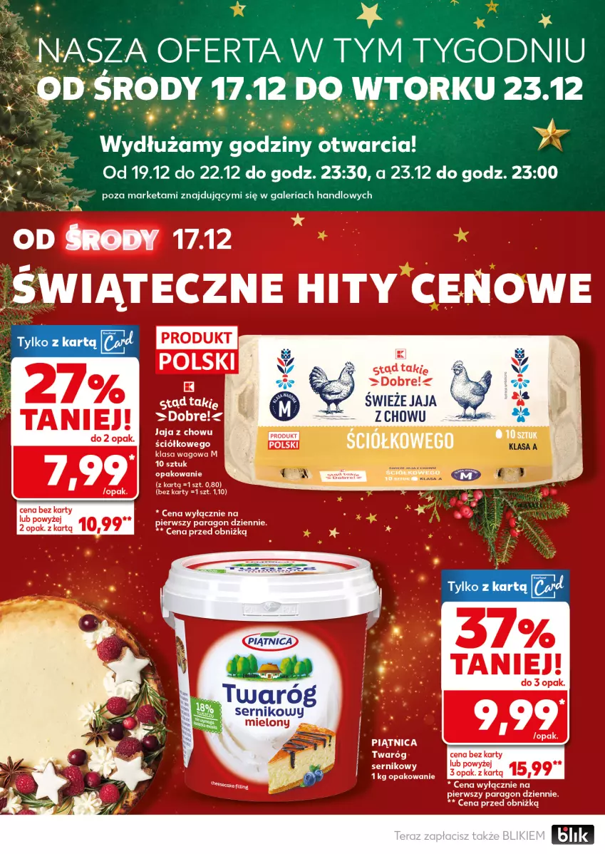 Gazetka promocyjna Kaufland - Mocny Start - ważna 22.12 do 23.12.2025 - strona 6 - produkty: Jaja, Piątnica, Ser
