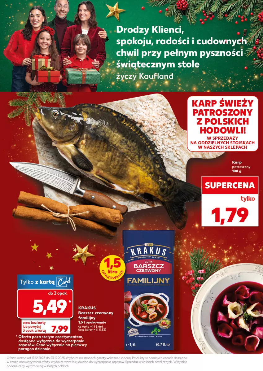 Gazetka promocyjna Kaufland - Mocny Start - ważna 22.12 do 23.12.2025 - strona 7 - produkty: Fa, Karp, Krakus