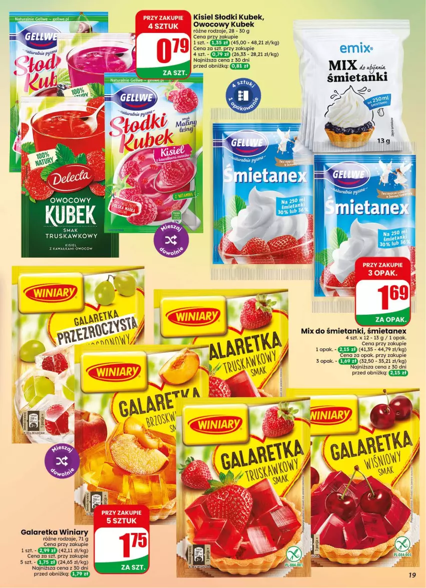 Gazetka promocyjna Dino - Gazetka 38 / 2026 - ważna 16.09 do 22.09.2026 - strona 19 - produkty: Gala, Galaretka, Kawa, Kisiel, Kubek, Winiary