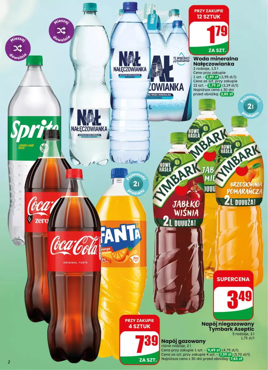 Gazetka promocyjna Dino - Gazetka 38 / 2026 - ważna 16.09 do 22.09.2026 - strona 2 - produkty: Nałęczowianka, Napój, Napój gazowany, Woda, Woda mineralna