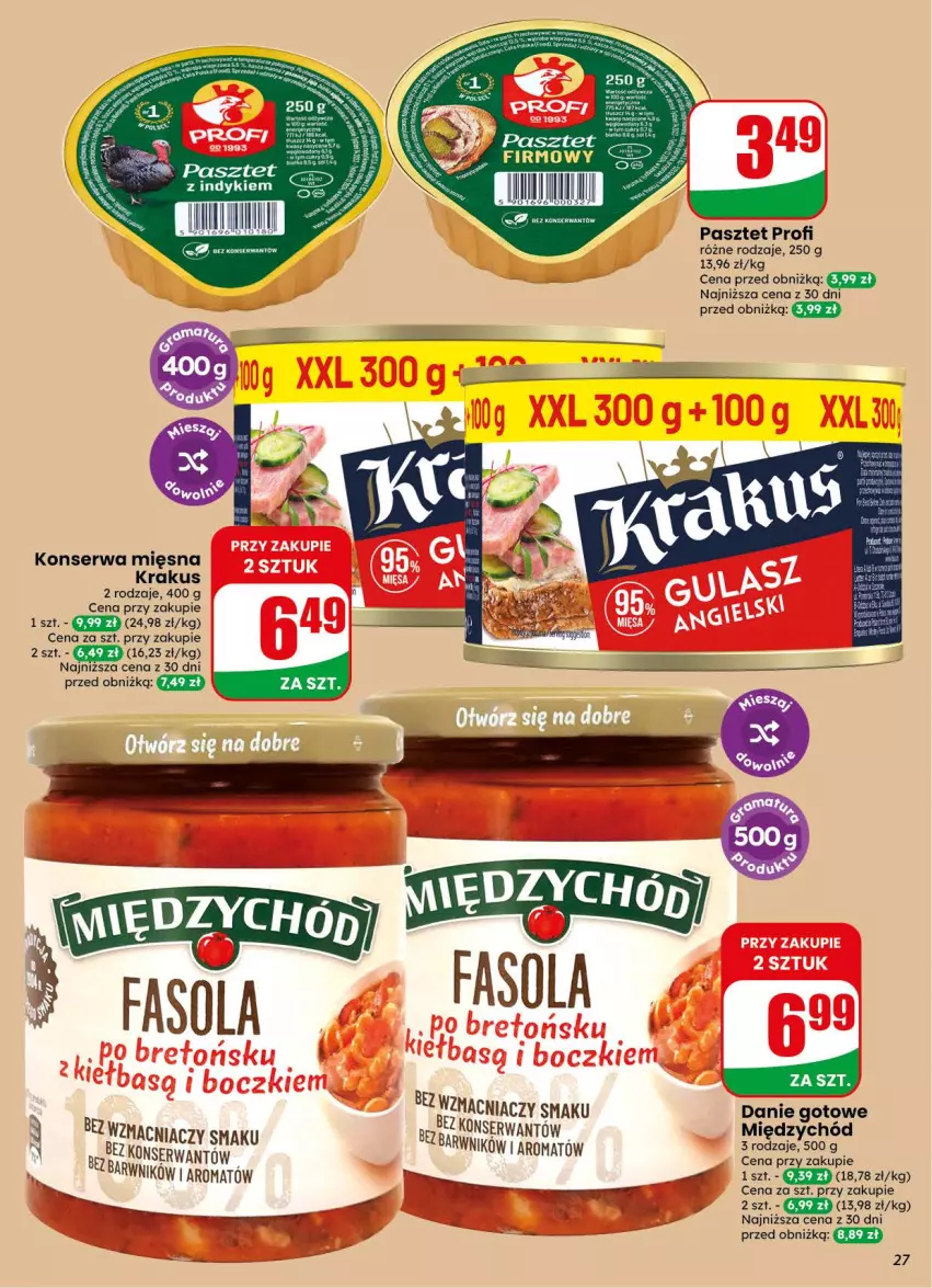Gazetka promocyjna Dino - Gazetka 38 / 2026 - ważna 16.09 do 22.09.2026 - strona 27 - produkty: Krakus, Pasztet, Ser