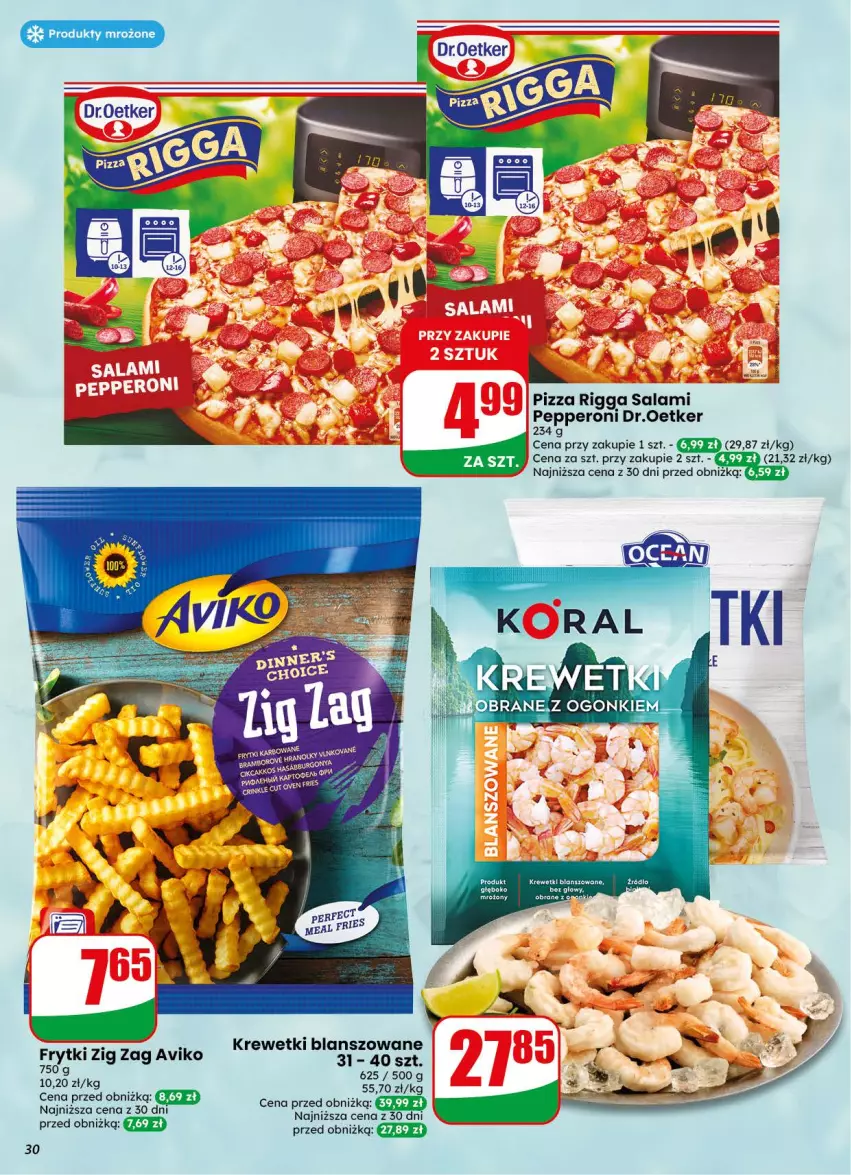 Gazetka promocyjna Dino - Gazetka 38 / 2026 - ważna 16.09 do 22.09.2026 - strona 30 - produkty: Fa, Frytki, Krewetki, Pizza, Salami