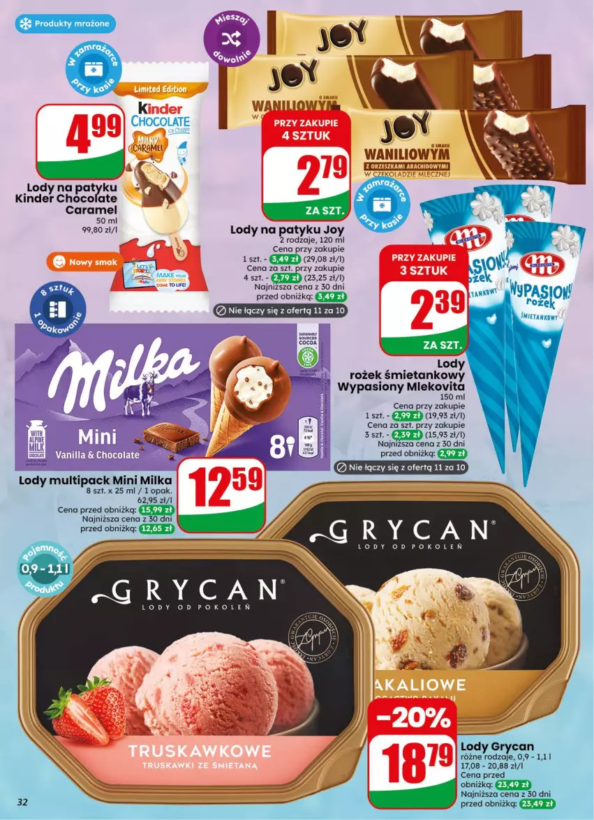 Gazetka promocyjna Dino - Gazetka 38 / 2026 - ważna 16.09 do 22.09.2026 - strona 32 - produkty: Gry, Lody, Milka, Mleko, Mlekovita