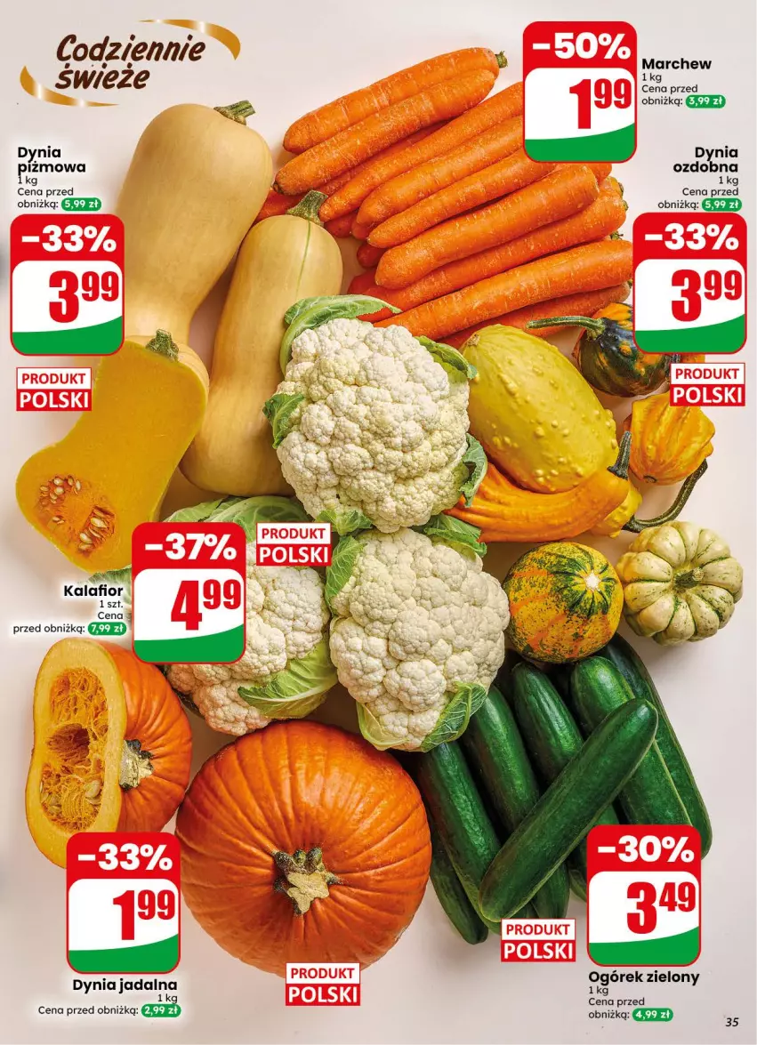 Gazetka promocyjna Dino - Gazetka 38 / 2026 - ważna 16.09 do 22.09.2026 - strona 35 - produkty: Kalafior