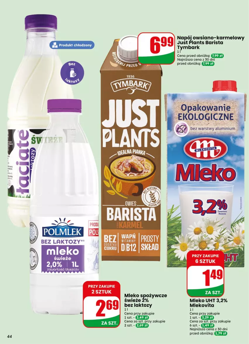 Gazetka promocyjna Dino - Gazetka 38 / 2026 - ważna 16.09 do 22.09.2026 - strona 44 - produkty: Mleko, Mlekovita, Napój, Tymbark