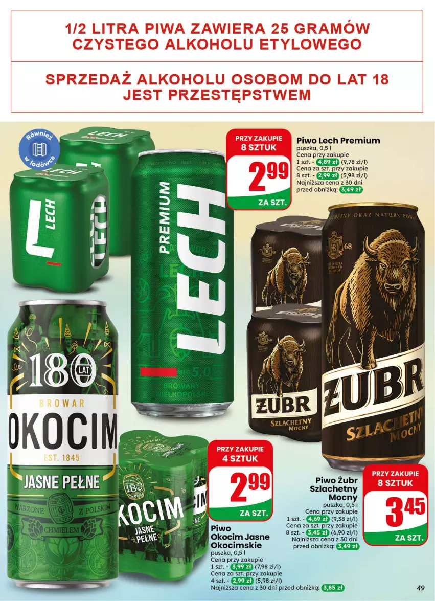 Gazetka promocyjna Dino - Gazetka 38 / 2026 - ważna 16.09 do 22.09.2026 - strona 49 - produkty: Koc, Lech Premium, Okocim, Piwo