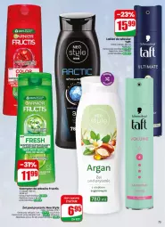 Gazetka promocyjna Dino - Gazetka 38 / 2026 - Gazetka - ważna od 22.09 do 22.09.2026 - strona 75 - produkty: Fructis, Schwarzkopf, Taft, Szampon, Lakier do włosów, Olej, Lakier