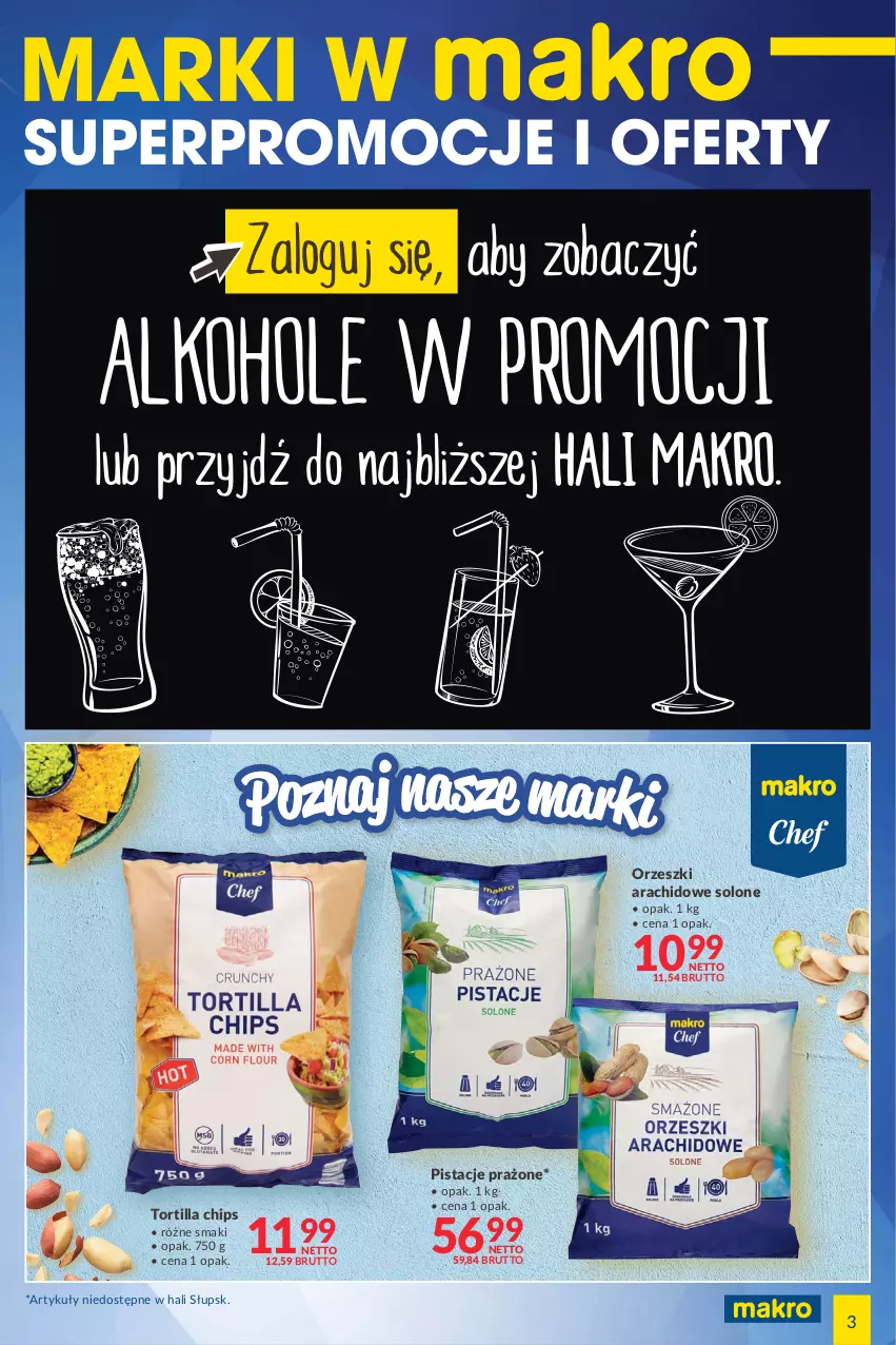 Gazetka promocyjna Makro - [Oferta specjalna] Marki w MAKRO - ważna 02.11 do 15.11.2021 - strona 3 - produkty: Orzeszki, Pistacje, Tortilla, Tortilla Chips