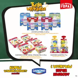 Gazetka promocyjna Topaz - Gazetka - Gazetka - ważna od 16.10 do 16.10.2022 - strona 15 - produkty: Gry, Danonki