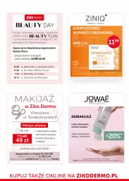 Gazetka promocyjna Ziko - Gazetka Ziko Dermo - Gazetka - ważna od 02.11 do 02.11.2022 - strona 14 - produkty: Makijaż, Por, Zdrowie, Suplement diety, Olej