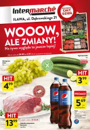 Gazetka promocyjna Intermarche - Gazetka - ważna od 04.10 do 04.10.2023 - strona 1 - produkty: Ogórek, Pepsi, Wino